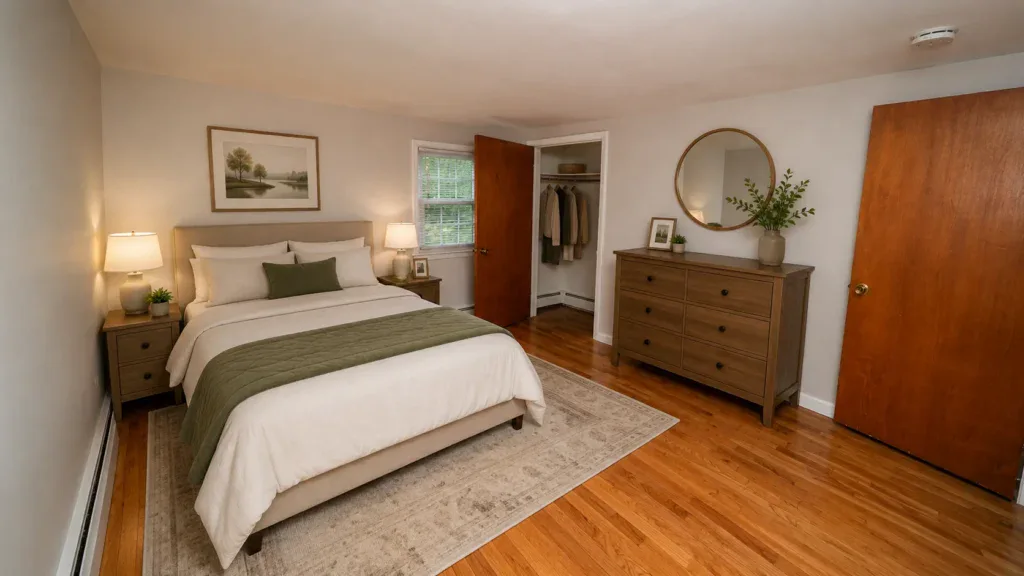 Brookside 3 Bed Townhome Bedroom Furnished