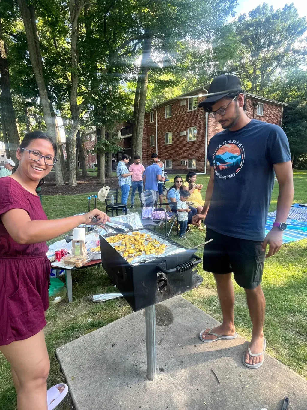 Grilling Picnic Residents Southgate Gardens Newark DE