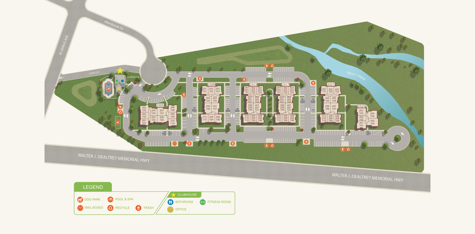 Liberty Park Site Map