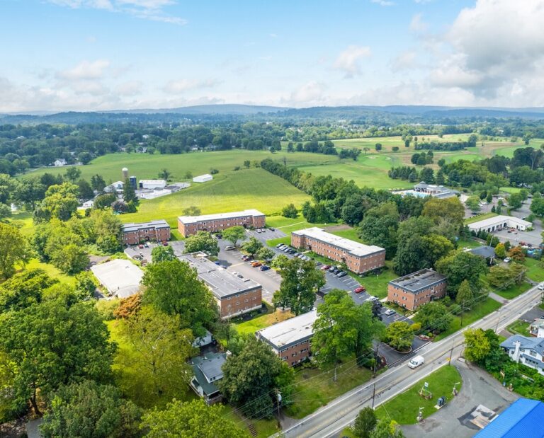 Aerial View of Highland Manor Apartments in Pottstown, PA