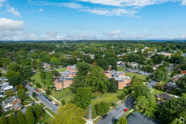 Aerial of Tremont Apartments in Allentown, PA