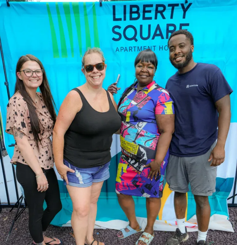 Delaware Staff at Liberty Square Event