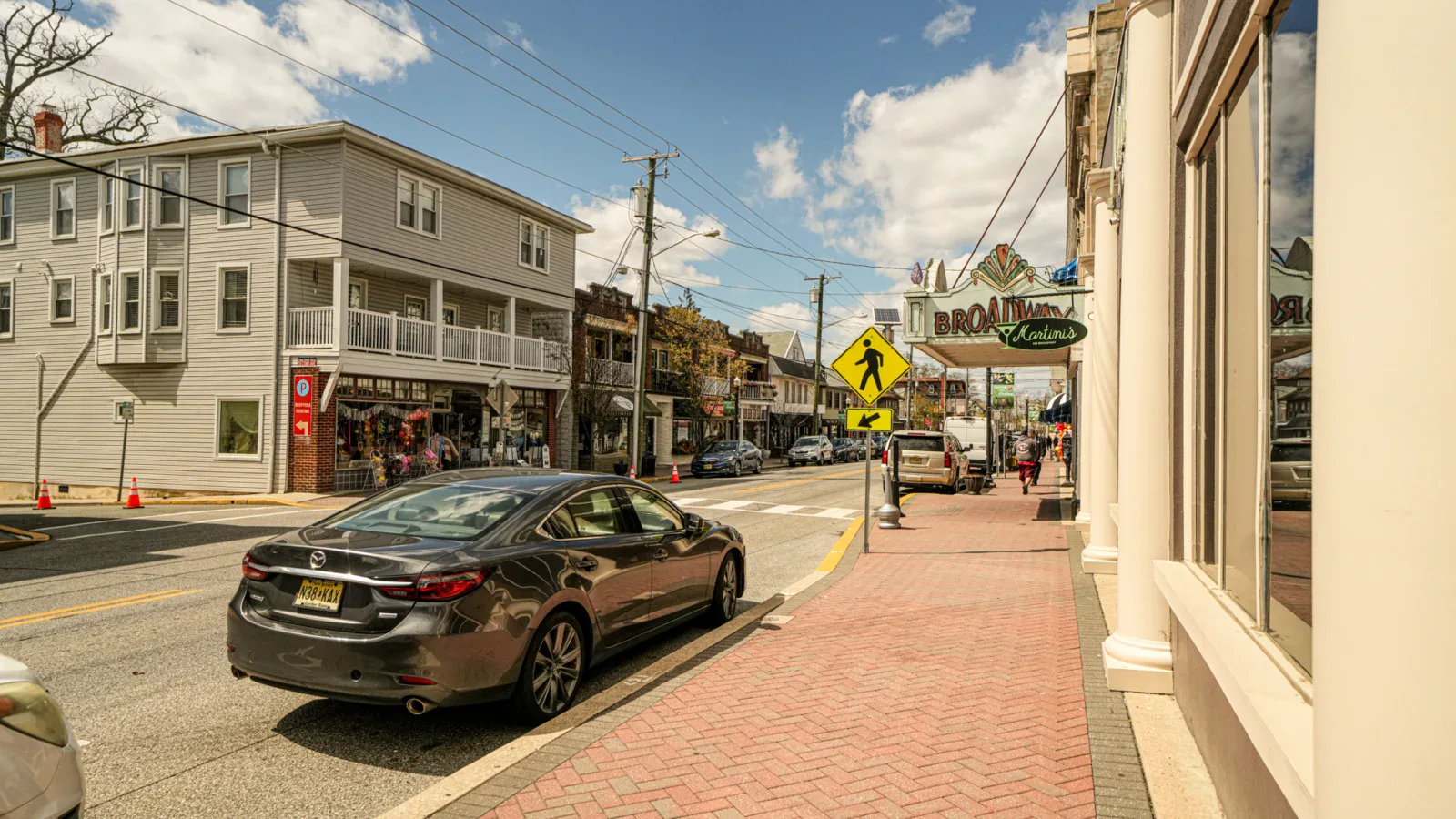 Pitman, NJ downtown main street on Broadway