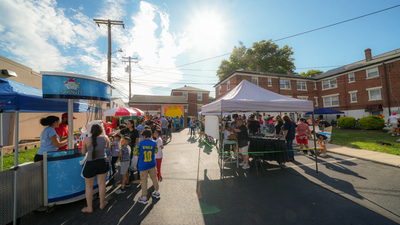 Summer community event at High Pointe Apartments in Allentown, PA