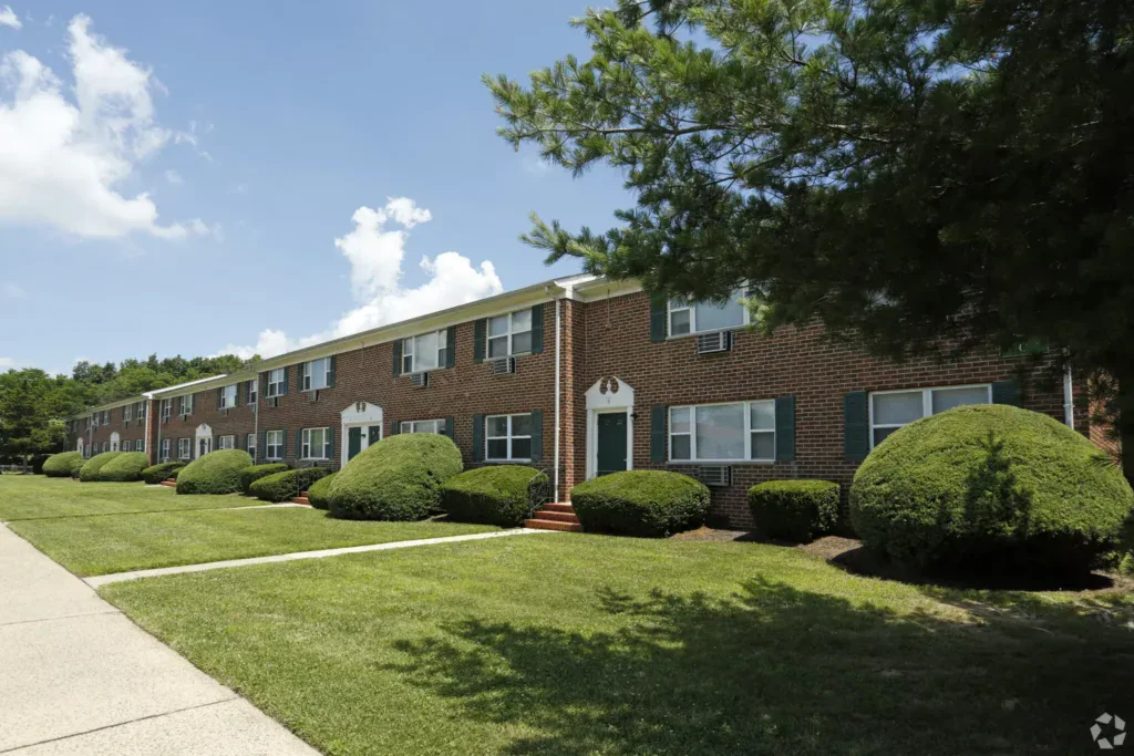 The exterior of Leonardine Gardens in South River