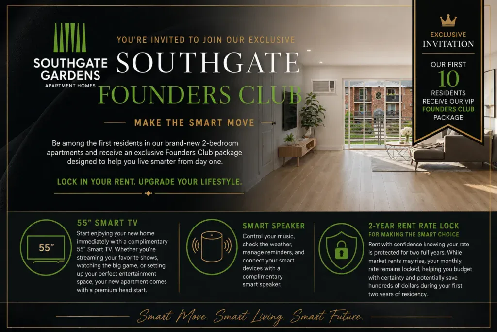 Southgate Gardens Invitation for Founders